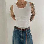 Basic Crew Neck Tank Top