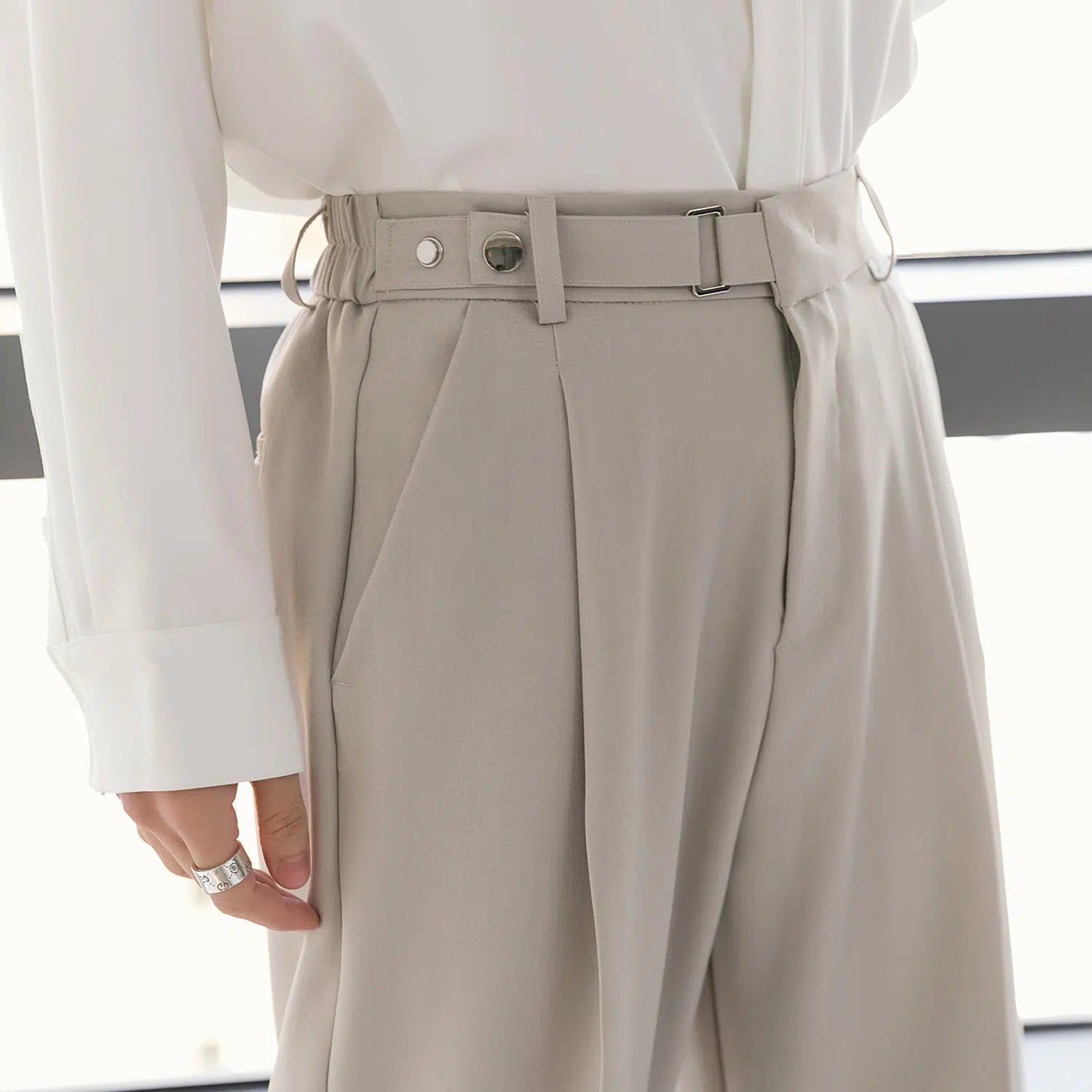 Casual Drape Suit Pants