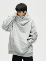 Oversize Fleece Hooded Ninja Sweatshirt