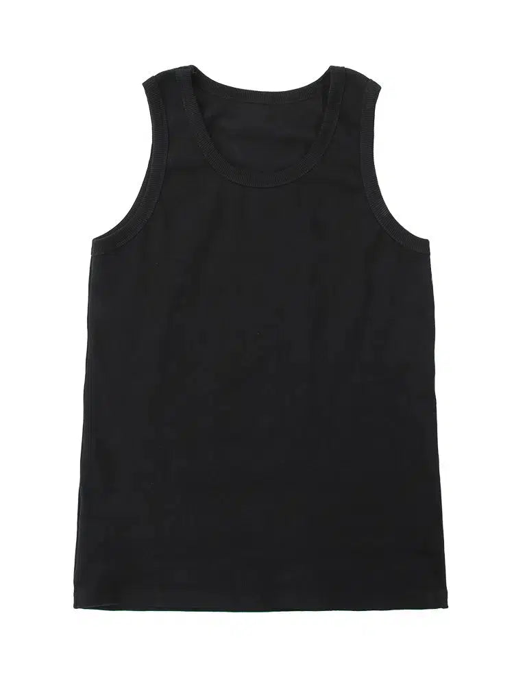 Sleeveless Crew Neck Vest