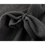 Side-Knot Knit Top and Wide-Leg Pants Set 4