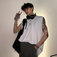 Übergroße Basic-Weste 