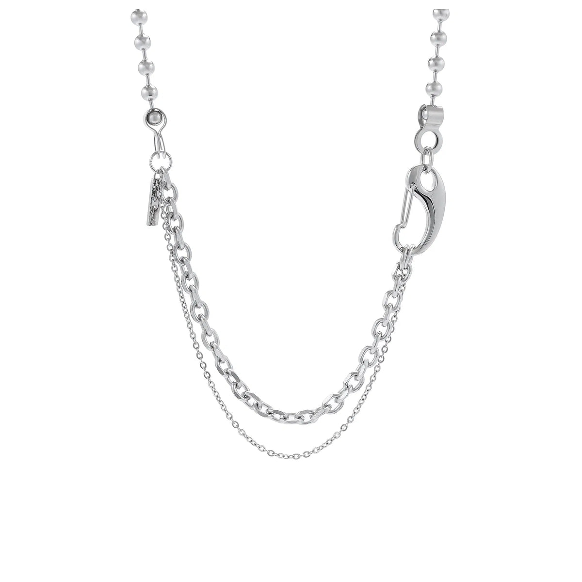 Double-Layer Titanium Steel Necklace