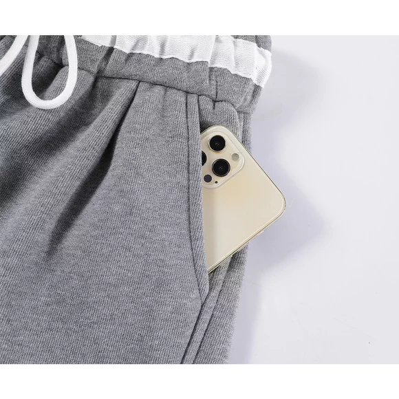 Fleece-Lined Drawstring Sweatpants