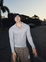 Slim Fit Long Sleeve Polo T-Shirt 2