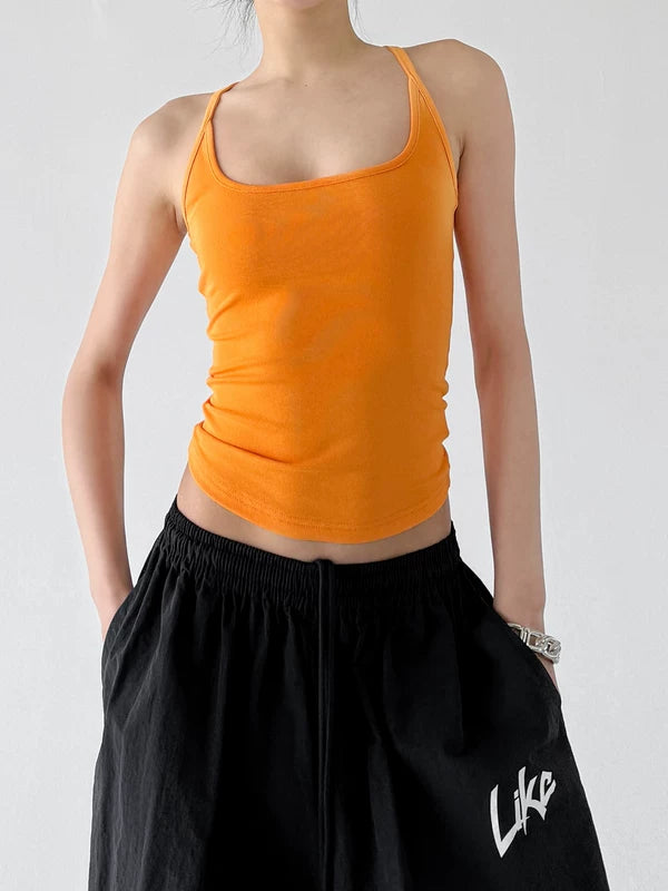 Slim Fit Ribbed Camisole Tank Top 3
