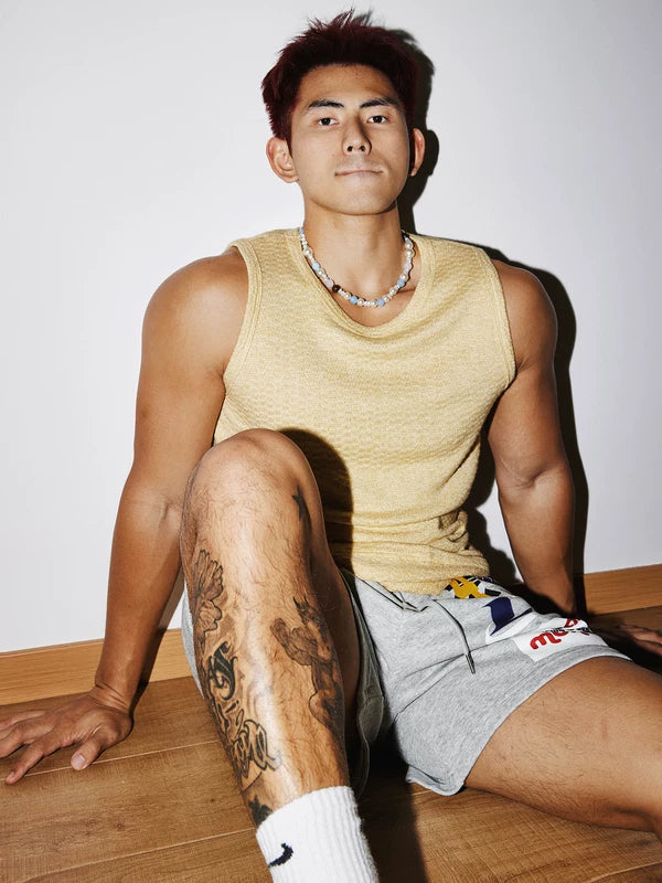 Slim Fit Sporty Casual Knit Vest 1