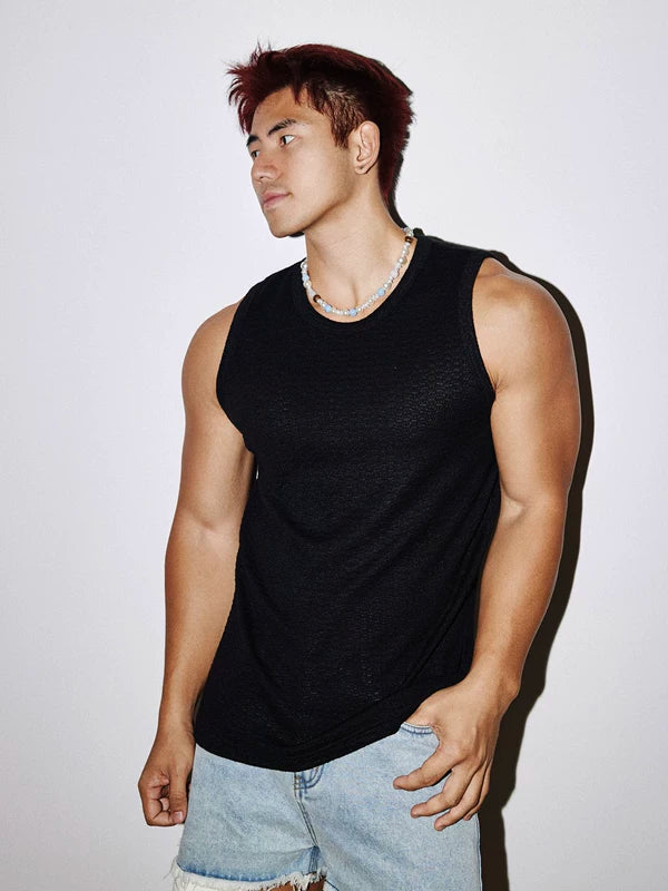 Slim Fit Sporty Casual Knit Vest 3