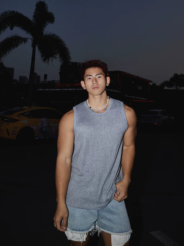 Slim Fit Sporty Casual Knit Vest 4