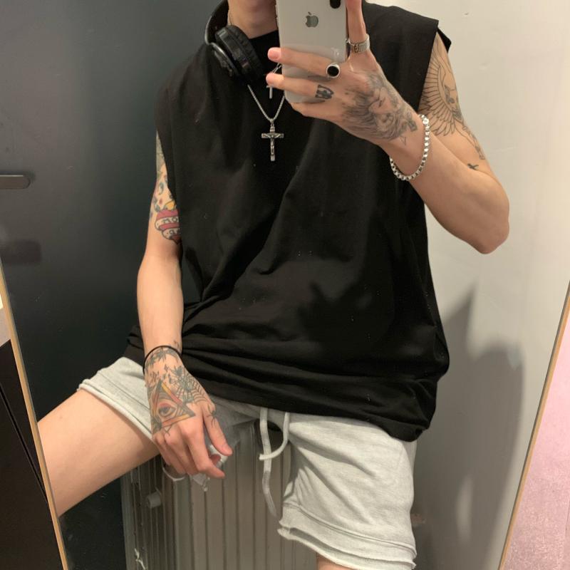 Chaleco básico de gran tamaño.