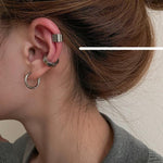 Silver Earring Clip Set