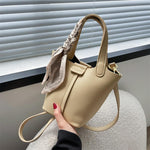 Top Handle Bucket Shoulder Bag